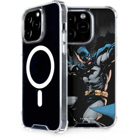 DC Comics Batman Throwing Batarang Jim Lee Art iPhone 13 Pro MagSafe Case
