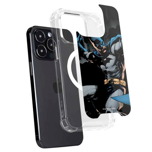 DC Comics Batman Throwing Batarang Jim Lee Art iPhone 15 Pro Max MagSafe Case