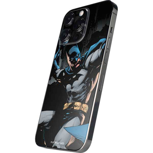 DC Comics Batman Throwing Batarang Jim Lee Art iPhone 15 Pro Skin