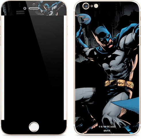 DC Comics Batman Throwing Batarang Jim Lee Art iPhone 6/6s Plus Skin