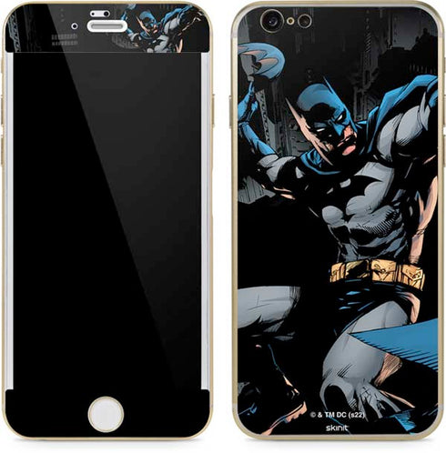 DC Comics Batman Throwing Batarang Jim Lee Art iPhone 6/6s Skin