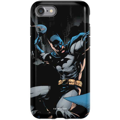 DC Comics Batman Throwing Batarang Jim Lee Art iPhone SE (2nd & 3rd Gen) Pro Case