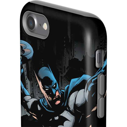 DC Comics Batman Throwing Batarang Jim Lee Art iPhone SE (2nd & 3rd Gen) Pro Case