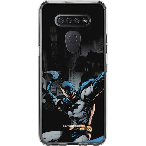DC Comics Batman Throwing Batarang Jim Lee Art LG K51/Q51 Clear Case