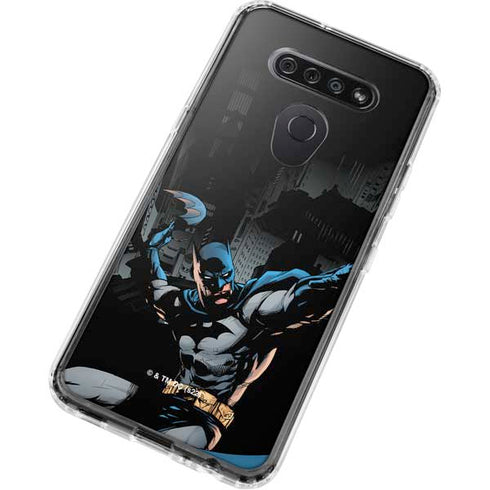DC Comics Batman Throwing Batarang Jim Lee Art LG K51/Q51 Clear Case