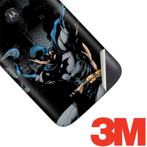 DC Comics Batman Throwing Batarang Jim Lee Art Moto E5 Play Skin