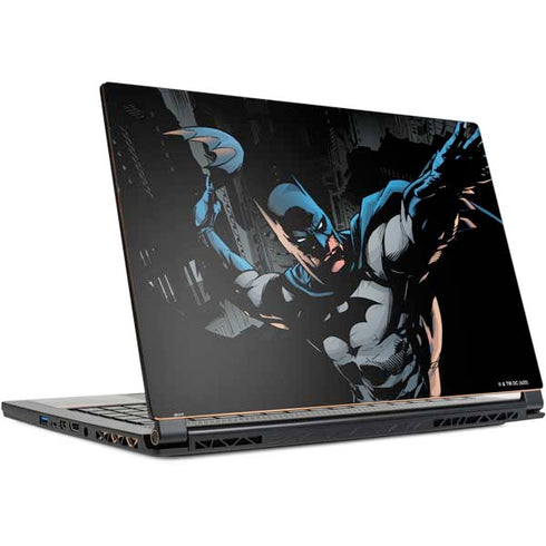 DC Comics Batman Throwing Batarang Jim Lee Art MSI GS65 Stealth Laptop Skin