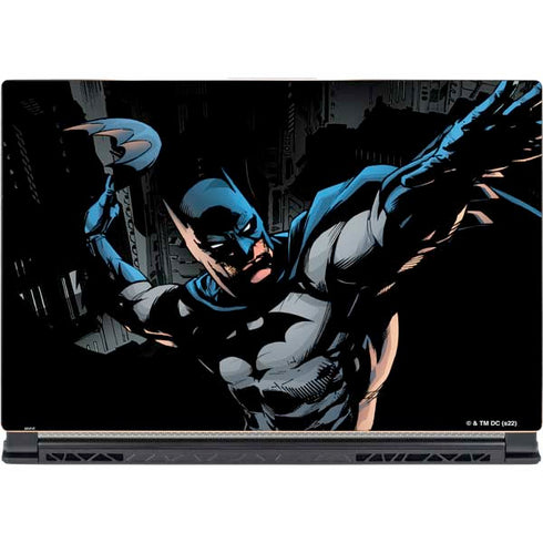 DC Comics Batman Throwing Batarang Jim Lee Art MSI GS65 Stealth Laptop Skin
