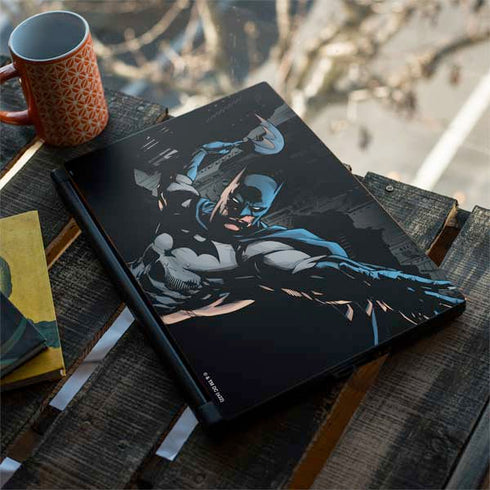 DC Comics Batman Throwing Batarang Jim Lee Art MSI GS65 Stealth Laptop Skin