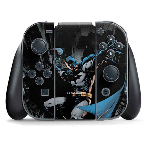 DC Comics Batman Throwing Batarang Jim Lee Art Nintendo Switch (2017-2021) Joy-Con Controller Skin