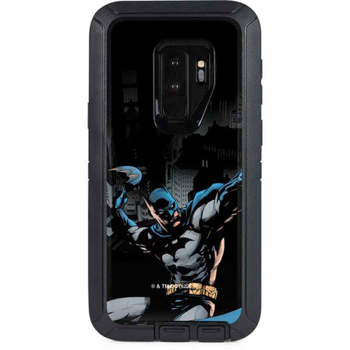 DC Comics Batman Throwing Batarang Jim Lee Art Otterbox Defender Galaxy Skin