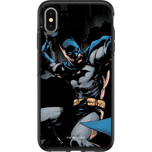 DC Comics Batman Throwing Batarang Jim Lee Art Otterbox Symmetry iPhone Skin