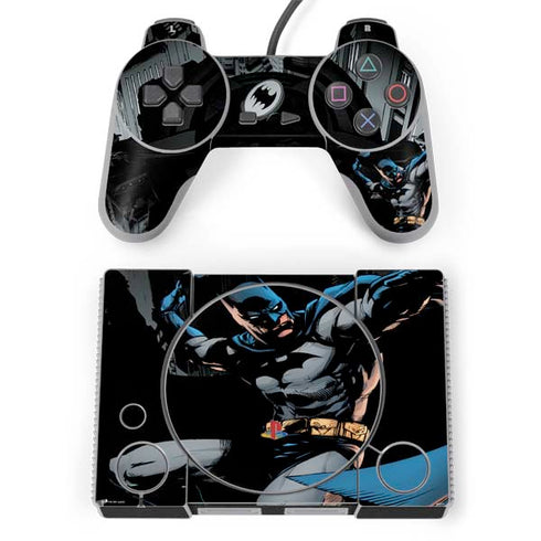 DC Comics Batman Throwing Batarang Jim Lee Art PlayStation Classic Bundle Skin