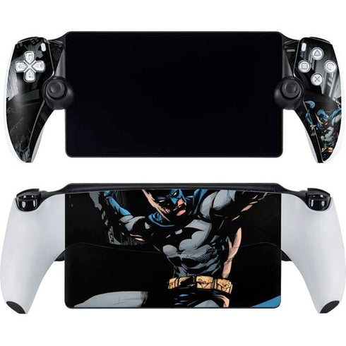 DC Comics Batman Throwing Batarang Jim Lee Art PlayStation Portal Remote Player Skin