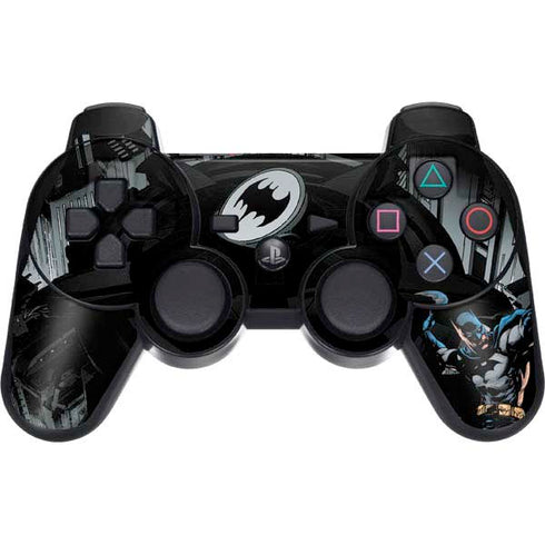 DC Comics Batman Throwing Batarang Jim Lee Art PS3 Dual Shock wireless controller Skin