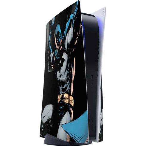 DC Comics Batman Throwing Batarang Jim Lee Art PS5 Console Skin