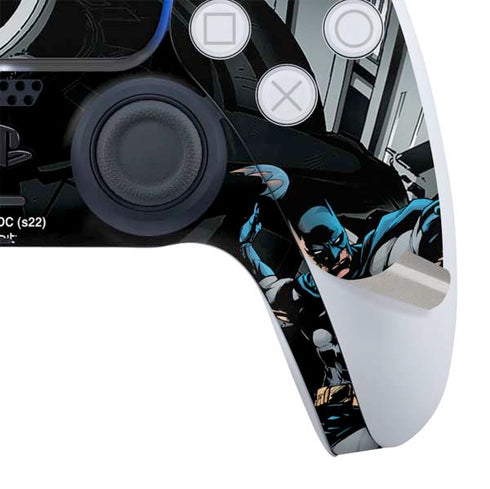 DC Comics Batman Throwing Batarang Jim Lee Art PS5 Controller Skin