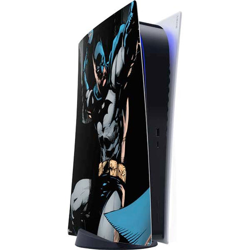 DC Comics Batman Throwing Batarang Jim Lee Art PS5 Digital Edition Console Skin