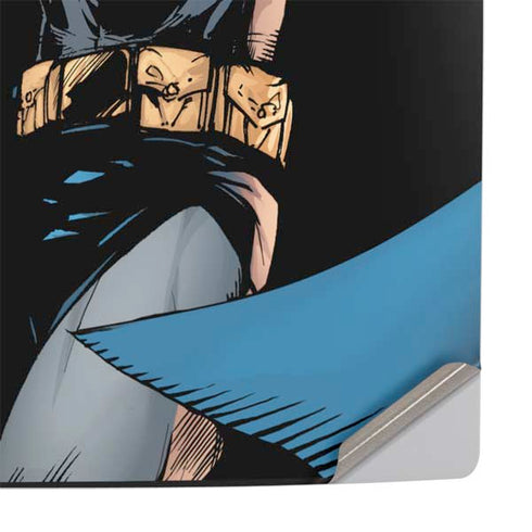 DC Comics Batman Throwing Batarang Jim Lee Art PS5 Slim Disk Console Skin