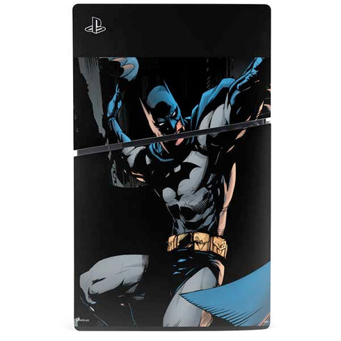 DC Comics Batman Throwing Batarang Jim Lee Art PS5 Slim Digital Edition Bundle Skin