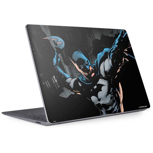 DC Comics Batman Throwing Batarang Jim Lee Art Surface Laptop 3 13.5in Skin