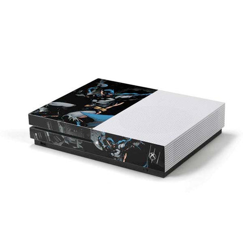 DC Comics Batman Throwing Batarang Jim Lee Art Xbox One S Console Skin