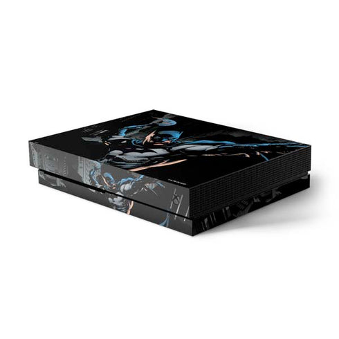 DC Comics Batman Throwing Batarang Jim Lee Art Xbox One X Console Skin