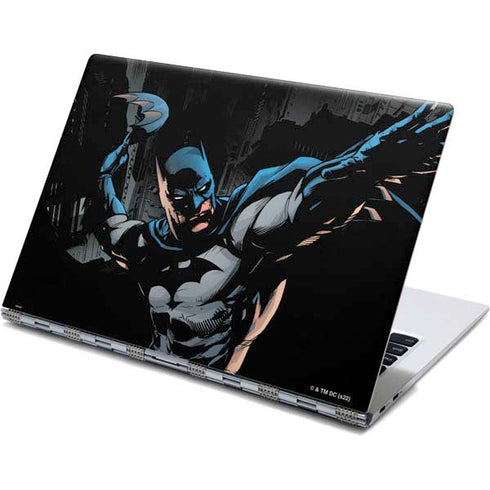DC Comics Batman Throwing Batarang Jim Lee Art Yoga 910 2-in-1 14in Touch-Screen Skin