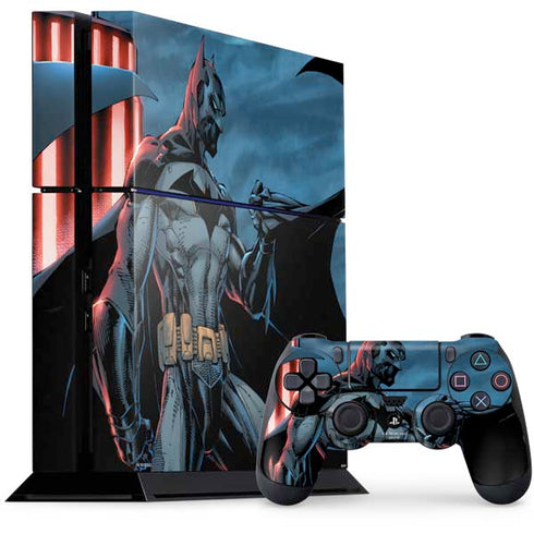 DC Comics Batman Future State Cover #4 By Jim Lee PS4 Console and Controller Bundle Skin