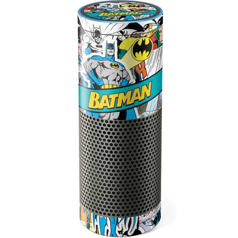 DC Comics Batman Vintage Pose Collage Art Amazon Echo Skin