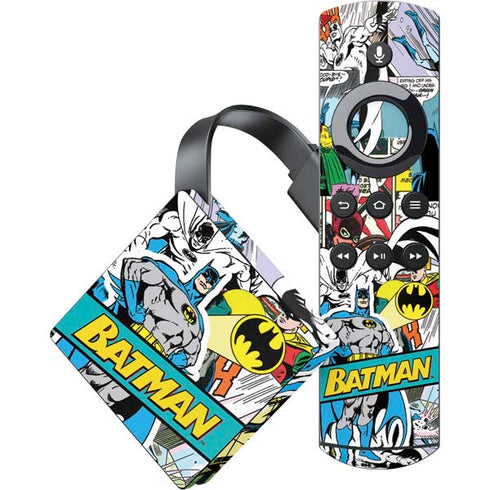 DC Comics Batman Vintage Pose Collage Art Amazon Fire TV Skin