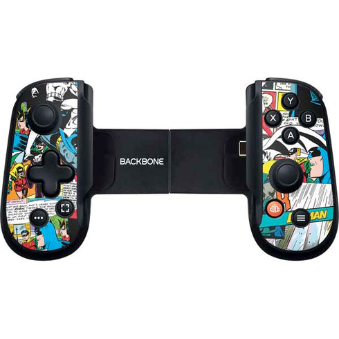DC Comics Batman Vintage Pose Collage Art Backbone One for iPhone Game Controller Skin