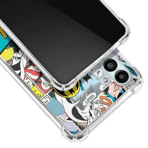 DC Comics Batman Vintage Pose Collage Art Galaxy A13 5G Clear Case