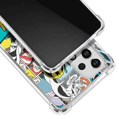 DC Comics Batman Vintage Pose Collage Art Galaxy A33 5G Clear Case