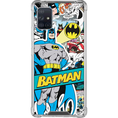 DC Comics Batman Vintage Pose Collage Art Galaxy A51 5G Clear Case