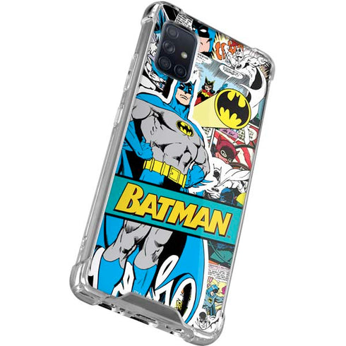 DC Comics Batman Vintage Pose Collage Art Galaxy A51 5G Clear Case