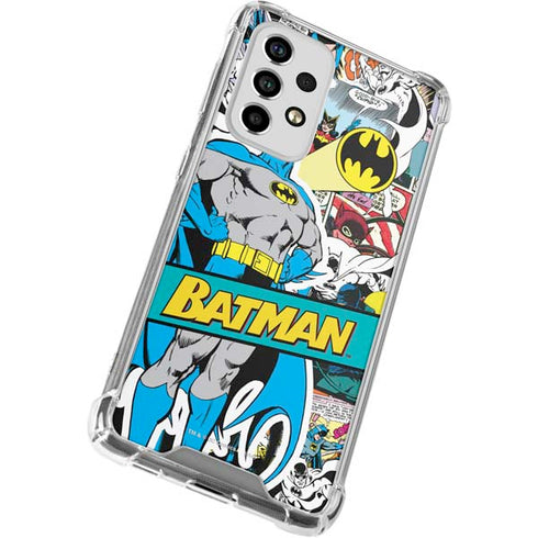 DC Comics Batman Vintage Pose Collage Art Galaxy A53 5G Clear Case
