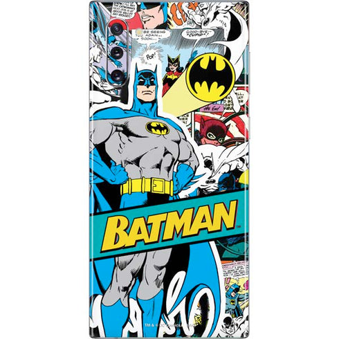 DC Comics Batman Vintage Pose Collage Art Galaxy Note 10 Skin