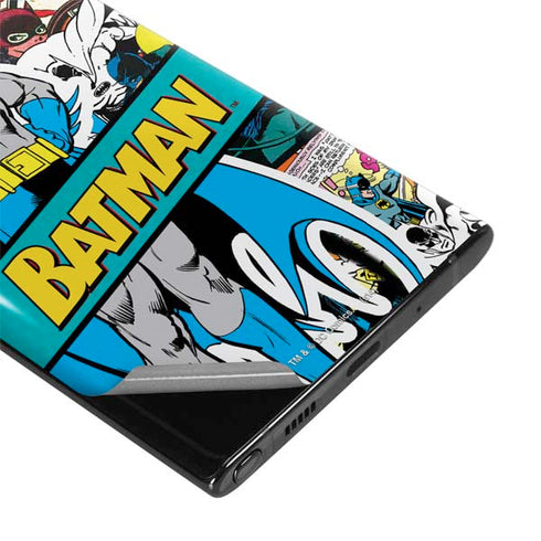 DC Comics Batman Vintage Pose Collage Art Galaxy Note 10 Skin
