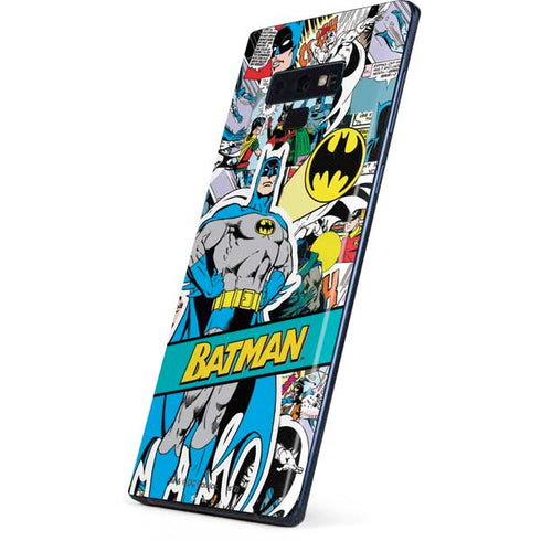 DC Comics Batman Vintage Pose Collage Art Galaxy Note 9 Skin