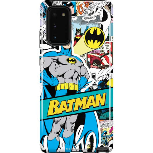 DC Comics Batman Vintage Pose Collage Art Galaxy Note20 5G Pro Case