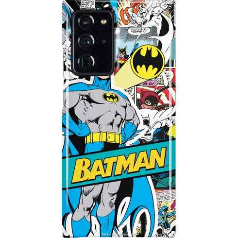 DC Comics Batman Vintage Pose Collage Art Galaxy Note20 Ultra 5G Lite Case