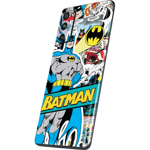 DC Comics Batman Vintage Pose Collage Art Galaxy S20 Fan Edition Skin