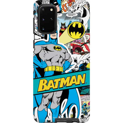 DC Comics Batman Vintage Pose Collage Art Galaxy S20 Plus Pro Case