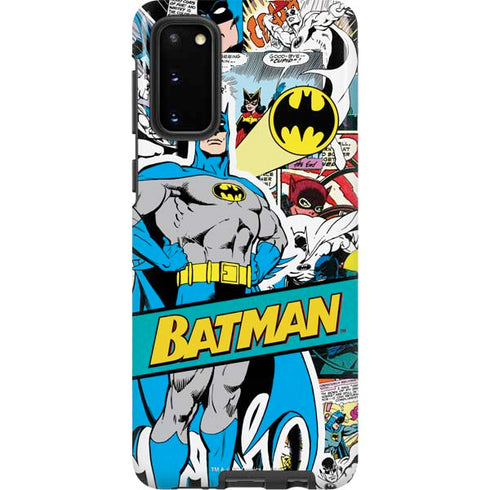 DC Comics Batman Vintage Pose Collage Art Galaxy S20 Pro Case