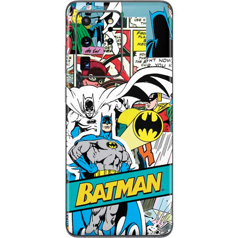 DC Comics Batman Vintage Pose Collage Art Galaxy S20 Ultra 5G Skin