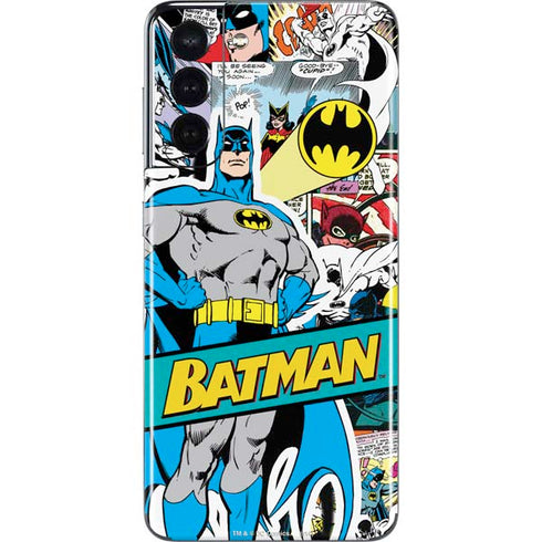 DC Comics Batman Vintage Pose Collage Art Galaxy S21 5G Skin
