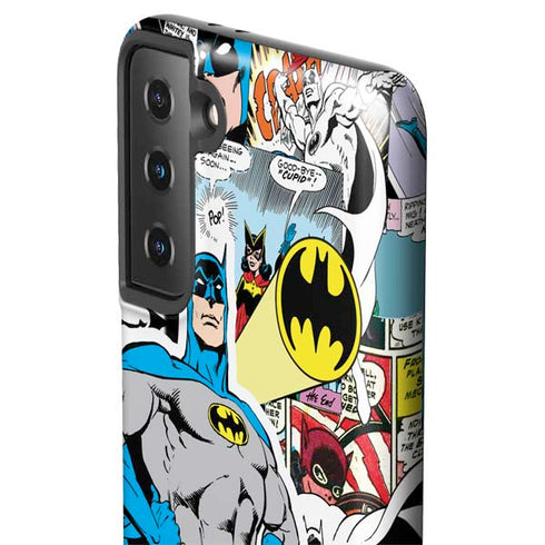 DC Comics Batman Vintage Pose Collage Art Galaxy S21 FE Pro Case