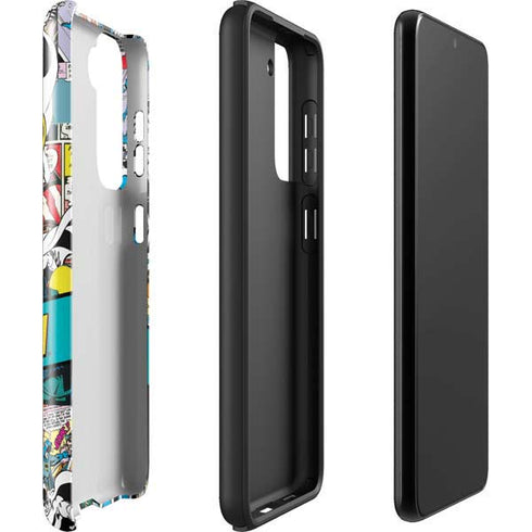 DC Comics Batman Vintage Pose Collage Art Galaxy S22 Plus Pro Case