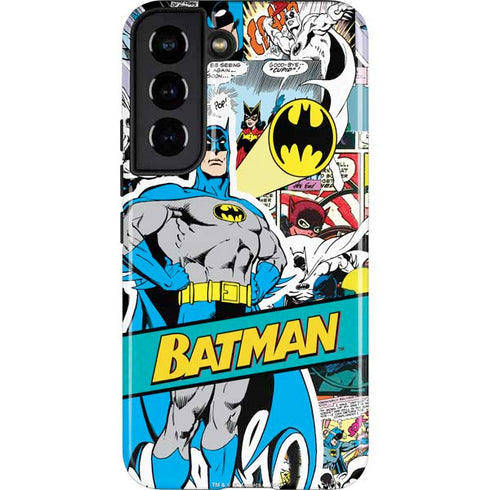 DC Comics Batman Vintage Pose Collage Art Galaxy S22 Pro Case